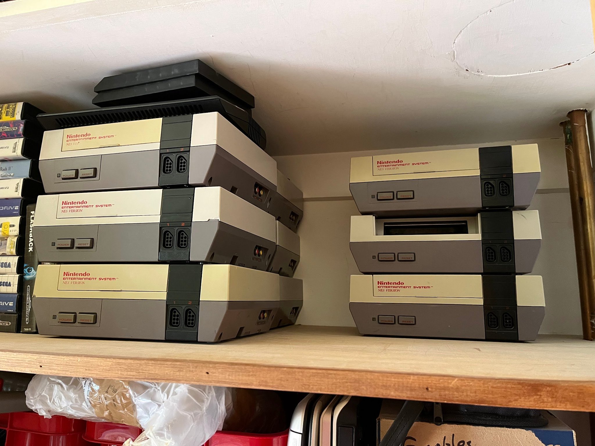 Broken NES collection