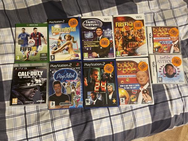 Evidence of the 10 mostly cursed games for 10 Euros